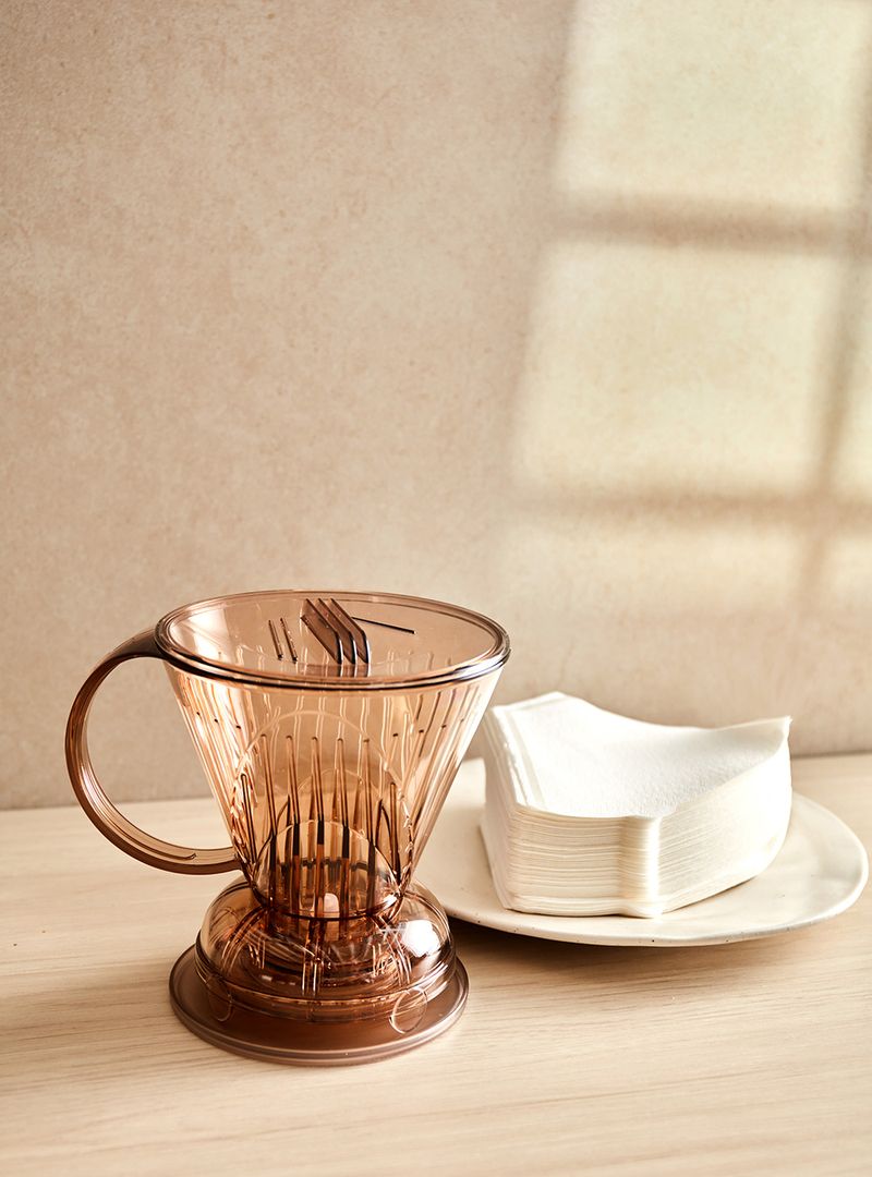 Suporte Clever Acrílico Marrom 500ml