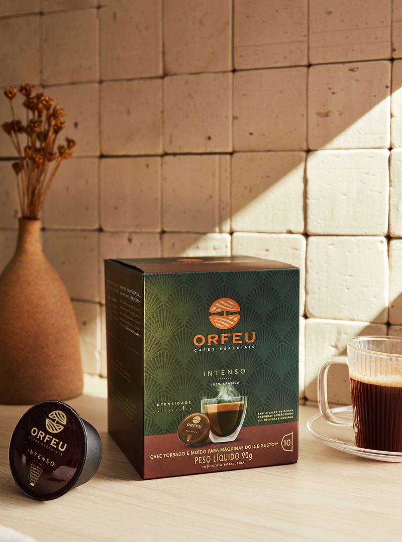 Cápsulas compatíveis Dolce Gusto®* Intenso 10 un