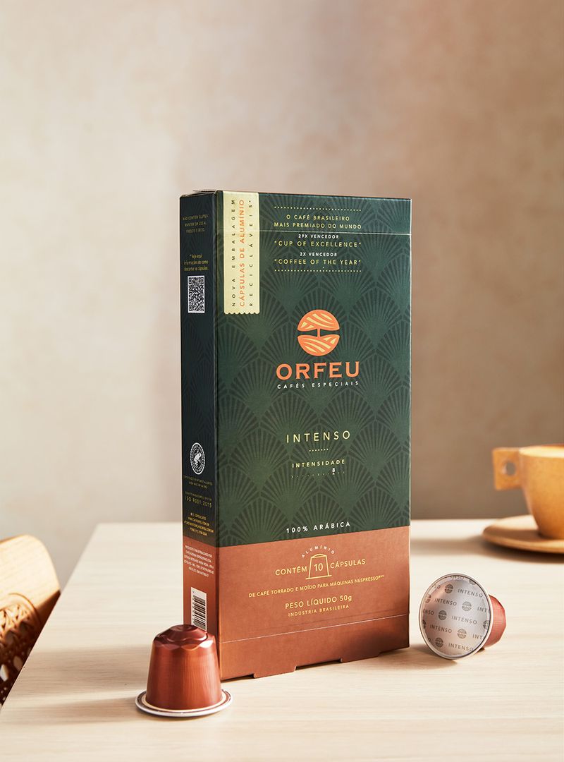 Cápsulas compatíveis Nespresso* Intenso