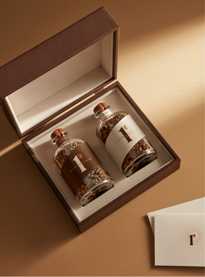 Café Torrado em Grão Microlote Vencedor Geisha e Arara Garrafa