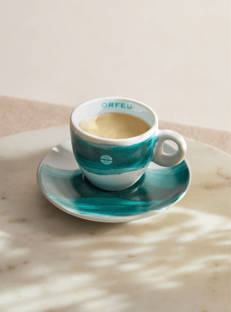 Xícara Orfeu Espresso Azul Claro
