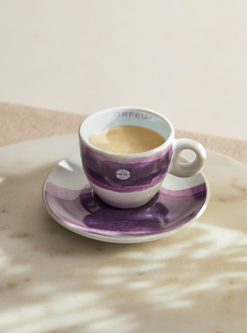 Xícara Orfeu Espresso Roxo